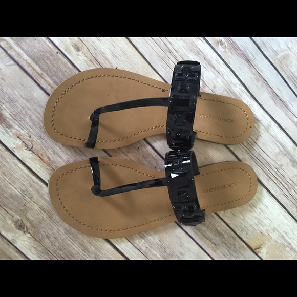Bcbg jewelled sandals nwot