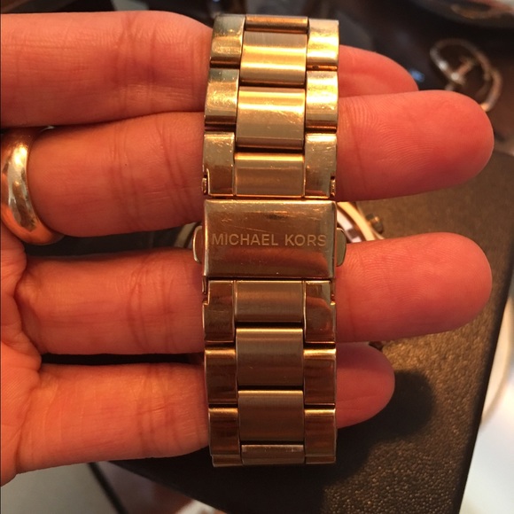 Michael Kors Everest Chronograph Navy &Gold Watch main image 4