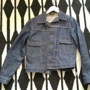 APC raw denim jacket