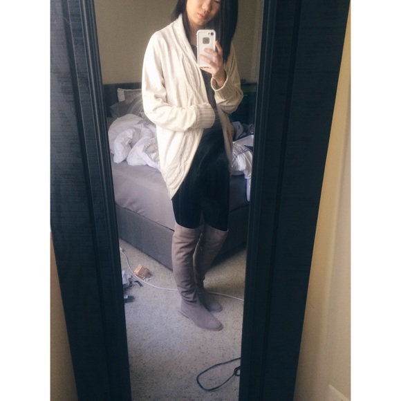 Cream Knit Cardigan