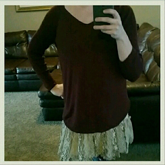 LAST 1🍁Knit Lace Hem Extender 🍂 PLUS SIZE - Picture 5 of 8