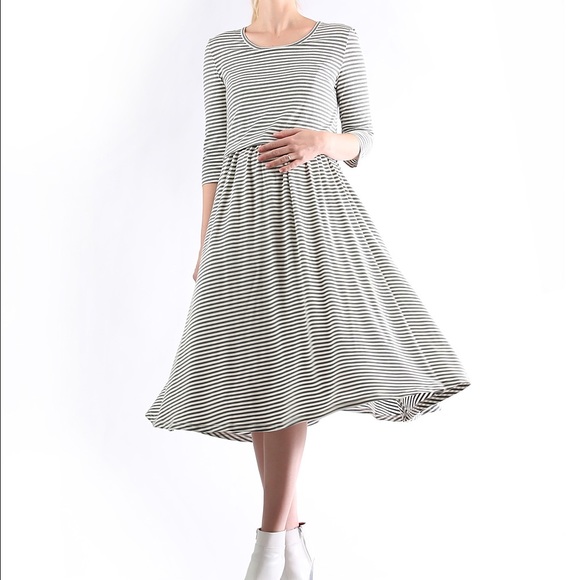 Madeline Maternity nursing skater dress