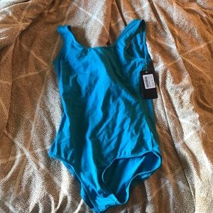 Turquoise dance leotard