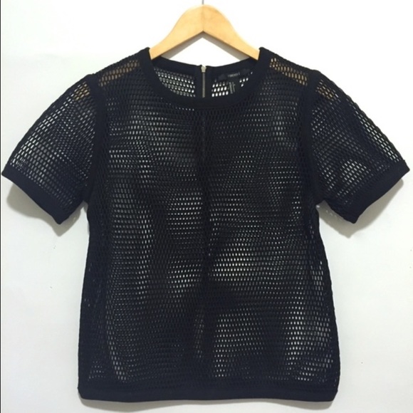 SOLD - Black Mesh T-shirt