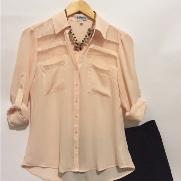 SOLD: Express Blush Blouse