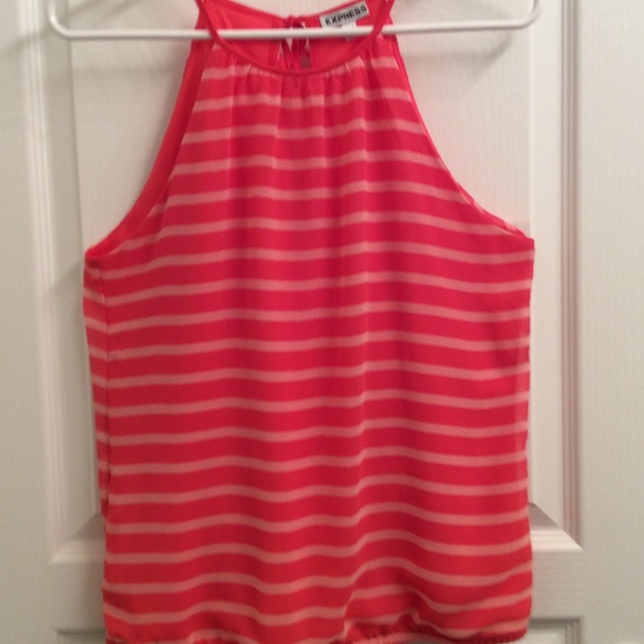 Express Tops - Express Striped Tank Top