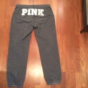 Pink Comfy Gray Sweats
