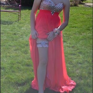 Pink prom dress