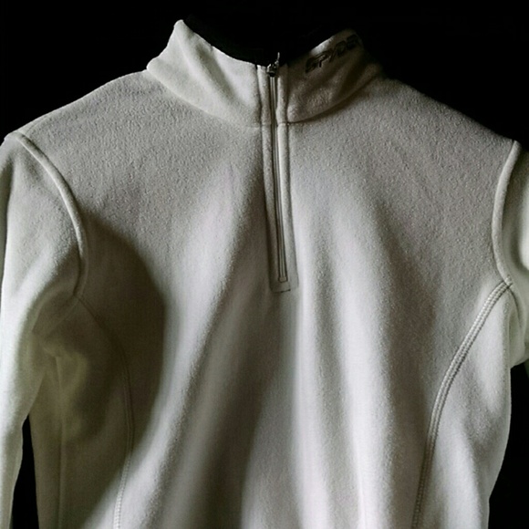 Spyder white fleece top NEW size small - Picture 3 of 4