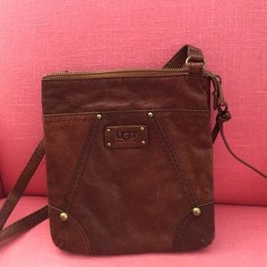Ugg Crossbody purse - distressed brown