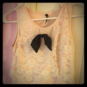 Lace tank top