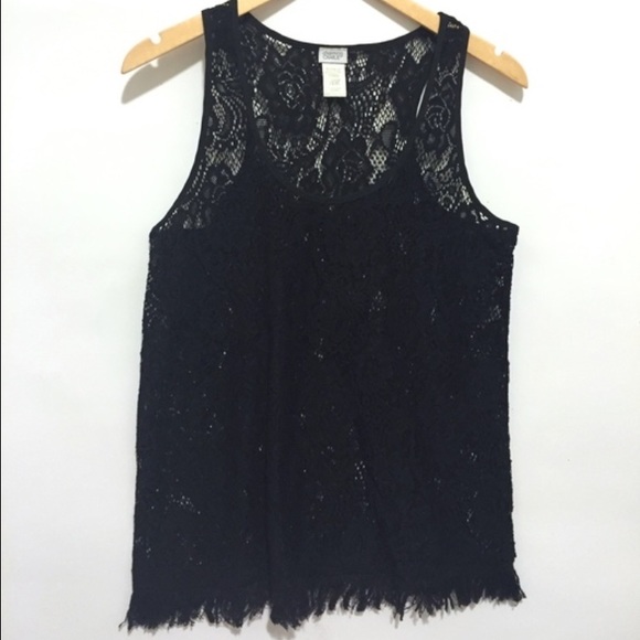 SOLD: Black Lace Tank