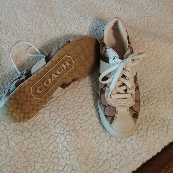 Coach logo sneakers PRICE CUT