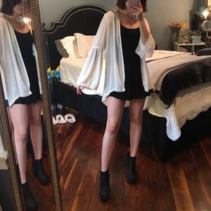 Charming Charlie White Kimono