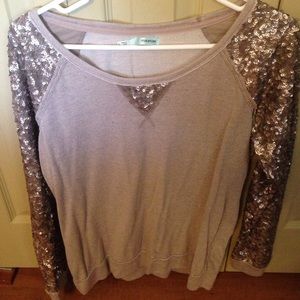 Maurice's holiday sweater with sequins