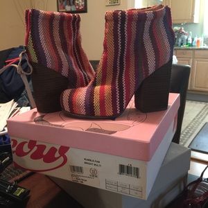 Jeffrey Campbell rumble ankle booties.