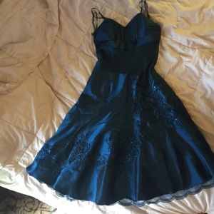 Royal blue dress