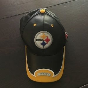 Steelers Reebok leather cap