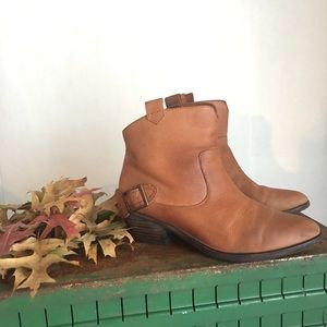 Joie Brown Leather Bootie