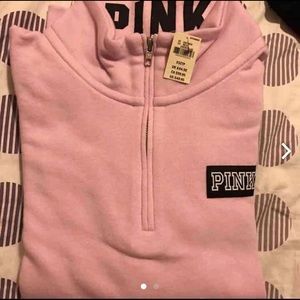 Brand new Vs pink half zip