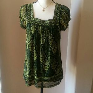 🥀APT9 🥀Pretty green blouse