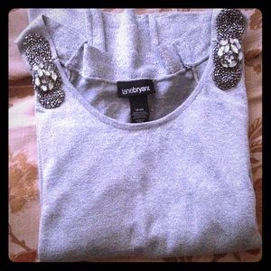 Lane Bryant silver sweater!