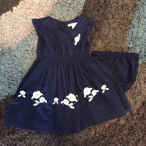 Janie and Jack 6-12m dress and bloomers