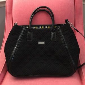 Vera Bradley Trapeze Tote - Black