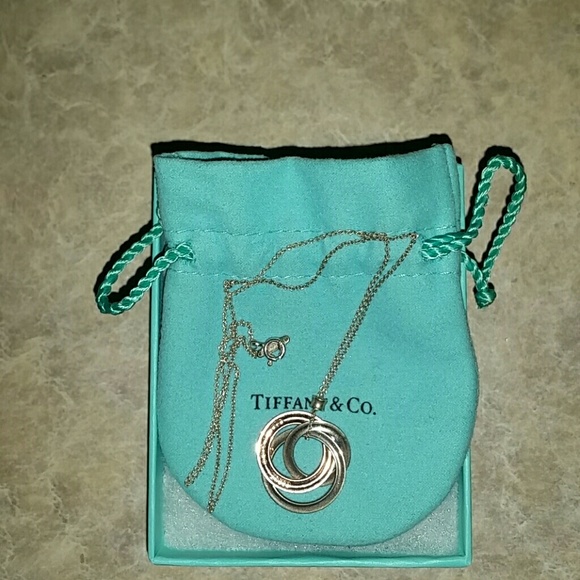 Tiffany & Co. 1837 Rubedo silver necklace.