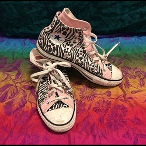 One of a kind converse high tops