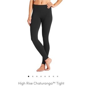 Athleta Black High-rise Chaturanga Tights