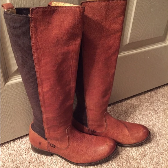 Frye Molly Tall Gore Riding Boot - Picture 2 of 4
