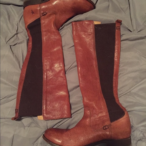 Frye Molly Tall Gore Riding Boot - Picture 3 of 4
