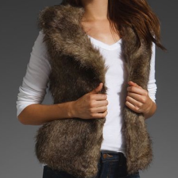 Jack by BB Dakota fur vest never worn