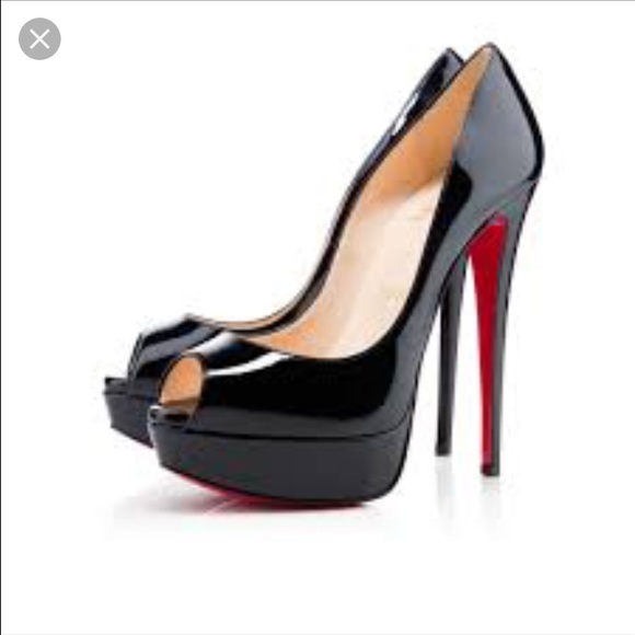 Authentic Christian Louboutin Lady Peep black
