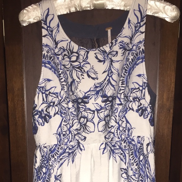 Free People Russian Plate Floral Lace Dress