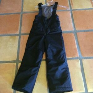 Columbia kids ski overalls black size 6x