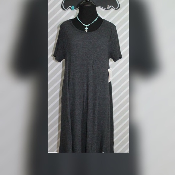 LulaRoe Carly 3XL Charcoal Grey