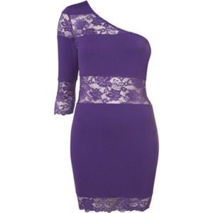 Top Shop purple dress