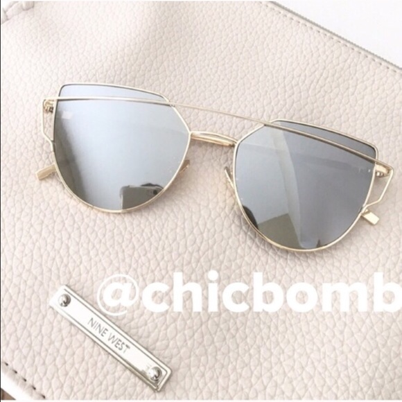 CHICBOMB Accessories - Trendy celebrity style sunglasses GOLD TRIM