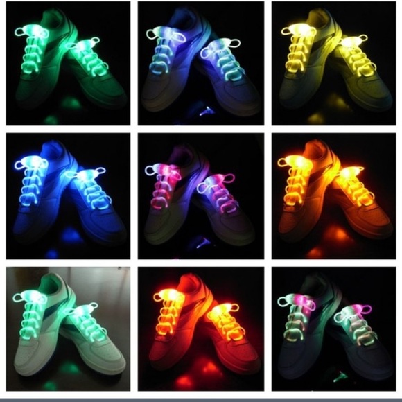 Pink Glow Shoelace-Press button for desired settin - Picture 4 of 4