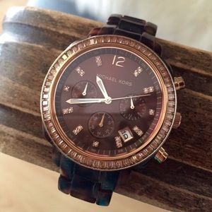 RESERVED Rose Gold & Tortoise Shell Watch