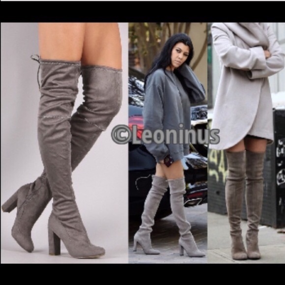 🏆HOST PICK🏆 Over-the-Knee gray - Picture 2 of 4