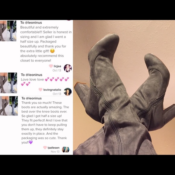 🏆HOST PICK🏆 Over-the-Knee gray - Picture 3 of 4