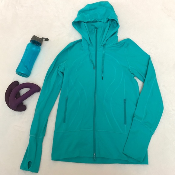 lululemon athletica Tops - LULUMEON STRIDE II JACKET IN BLUE SURGE TURQUOISE