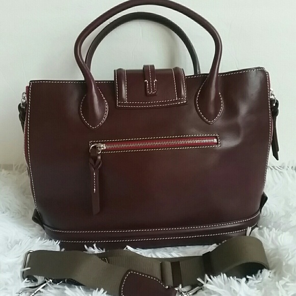 Dooney & Bourke Florentine Toscana Side Zip Satche - Picture 3 of 4