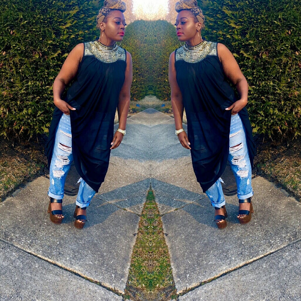 Cover up or dress plus size - Picture 1 of 4