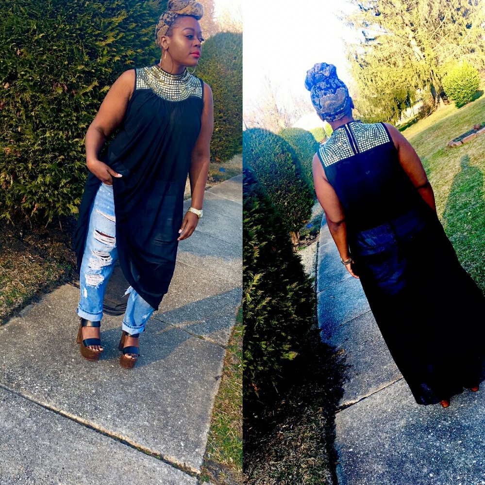 Cover up or dress plus size - Picture 4 of 4