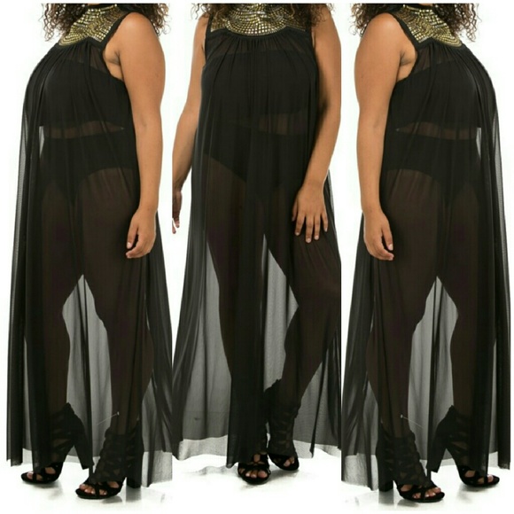 Cover up or dress plus size - Picture 2 of 4