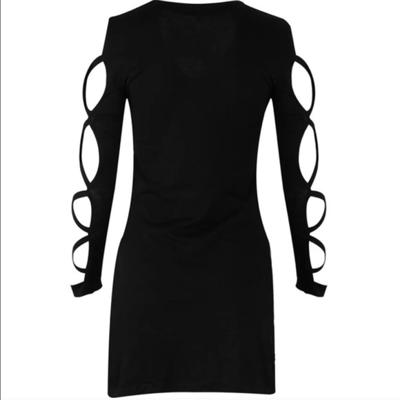 GORGEOUS BLACK LONG SLEEVE DESIGNED SLEEVES - Picture 4 of 4